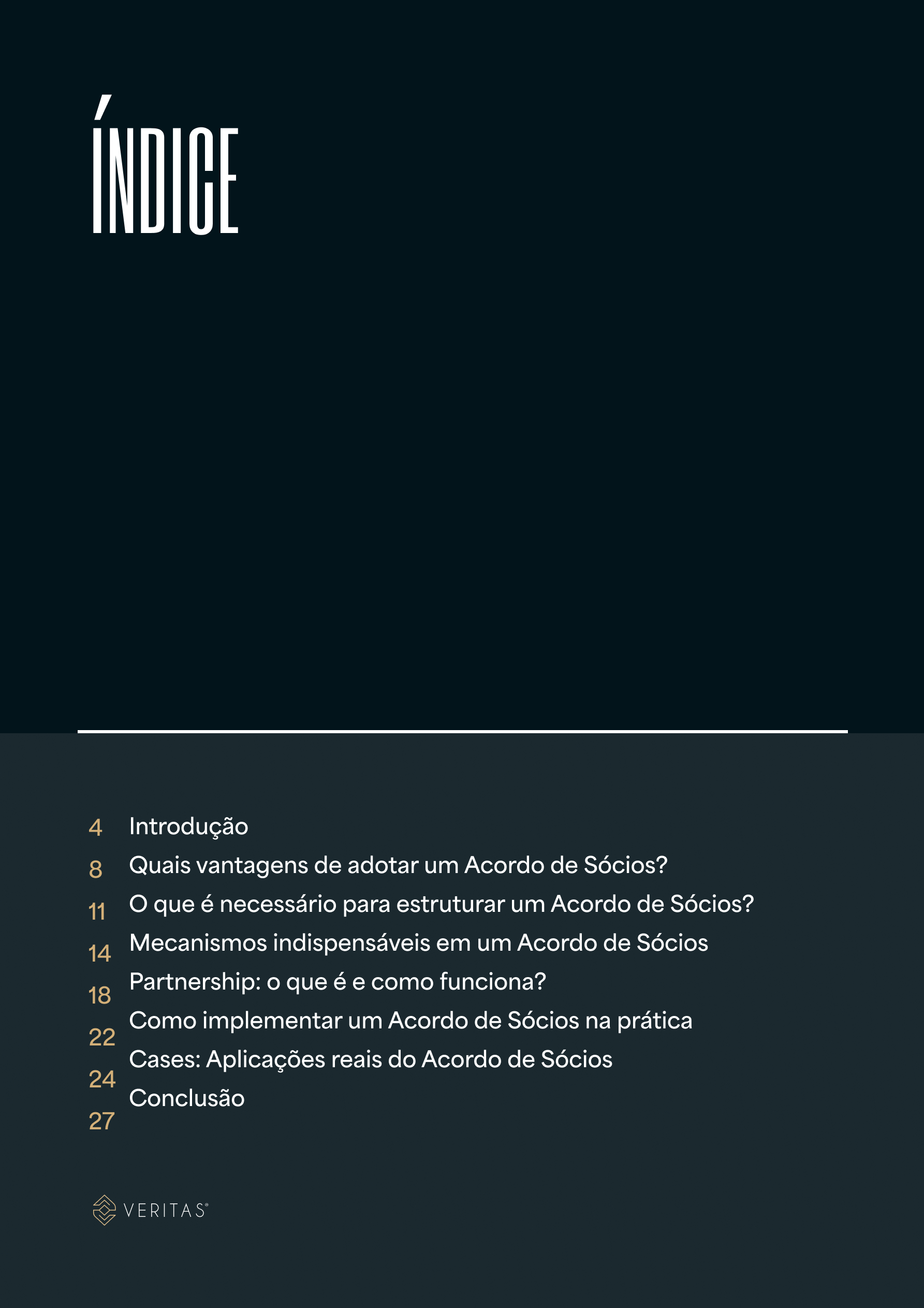 Página do material Como estruturar um Acordo de Sócios para o mercado financeiro